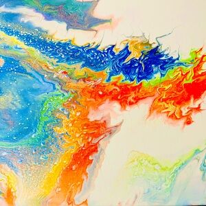 One of a kind pour and swipe